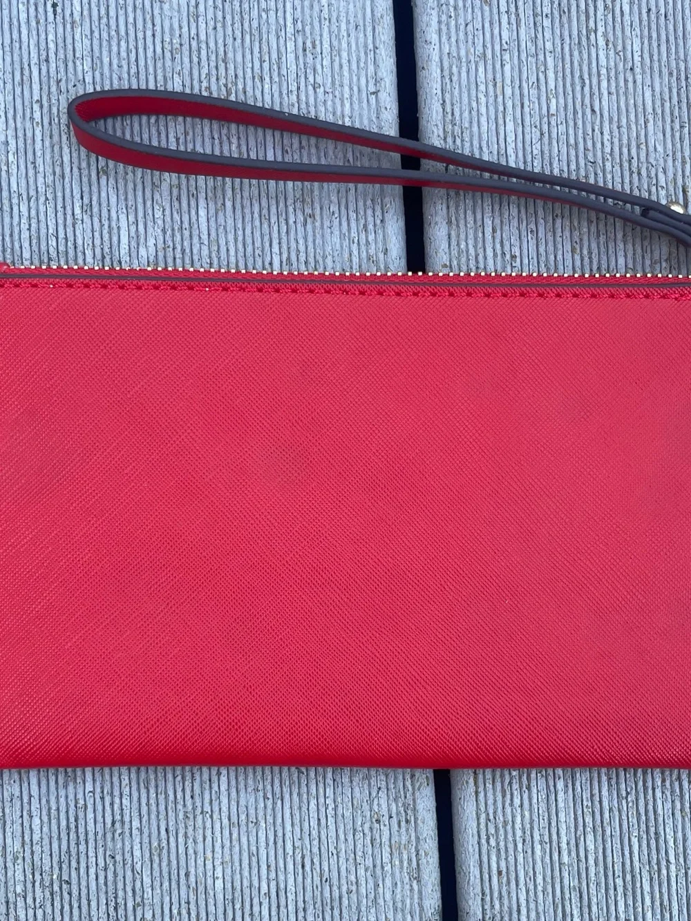 Rare Kate Spade RED colorful Toucan bird wristlet Clutch NWOT